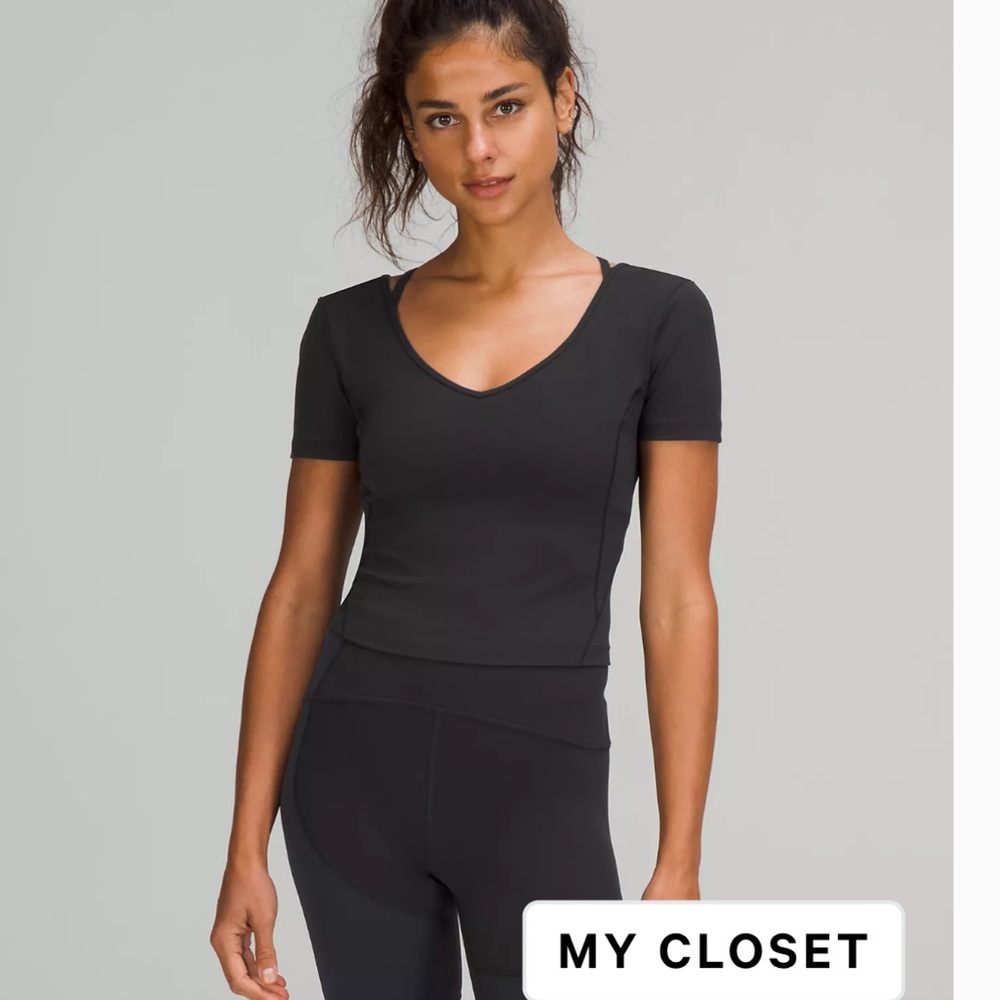 lululemon athletica Black Align Tee